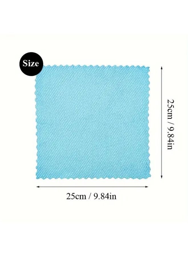 10pcs Multipurpose Cleaning Cloth Fish Scale Glass Stain Removal No Trace Dishwashing - Image 4